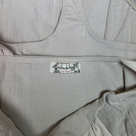 Free People Lola Bodysuit Size Xtra Small XS Cream Color - Picture 7 of 7